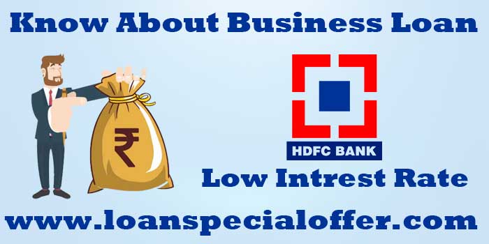 HDFC Bank Business Loans